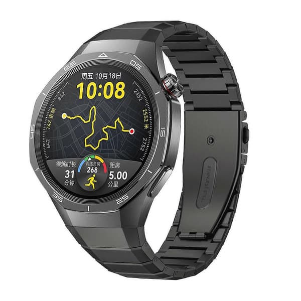 Titaniumlegering Urrem til Huawei Watch GT5 Pro 46mm Black