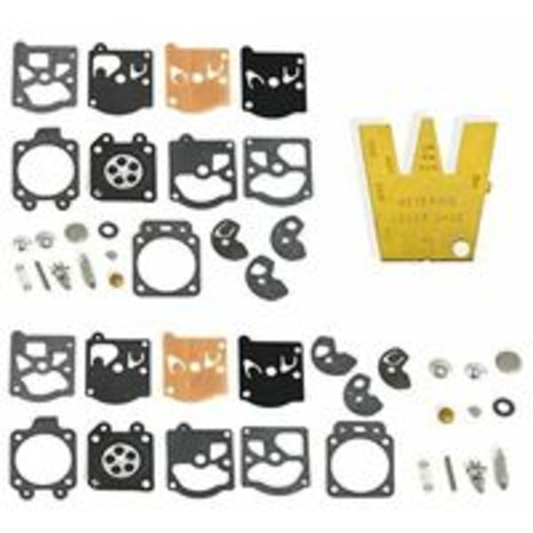 K10-WAT Förgasarreparationsats Membranpackning för Walbro WA WT Serie 2-taktsförgasare, WA-30 WA-79 WA-82 WT-1 WT-99 WT-100 WT-819 WT324 WT379