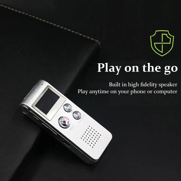 Mini 8GB digital ljudljudinspelare diktafon MP3-spelare