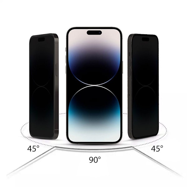 HOFI iPhone 13 Pro Max / 14 Plus Skärmskydd Anti Spy Pro+ Privacy
