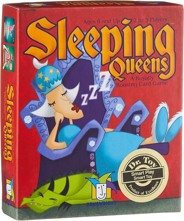 Gamewright, Sleeping Queens, korttipeli, 8+, 2-5 pelaajaa, 20 minuuttia peliaikaa