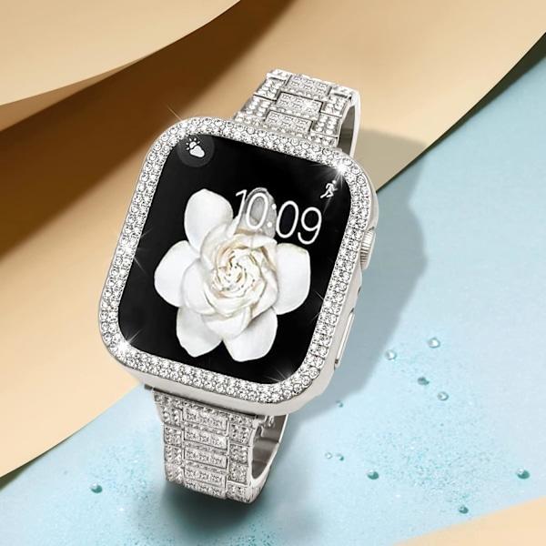 Kompatibel med Apple Watch Armband 44mm med Skal Rose Gold 44 mm Rose Gold 44 mm