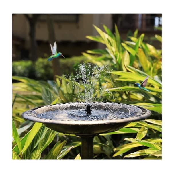 Solar Fountain - 1.4W - Double-Layer Nozzle - Garden Decoration - Pond and Pool
