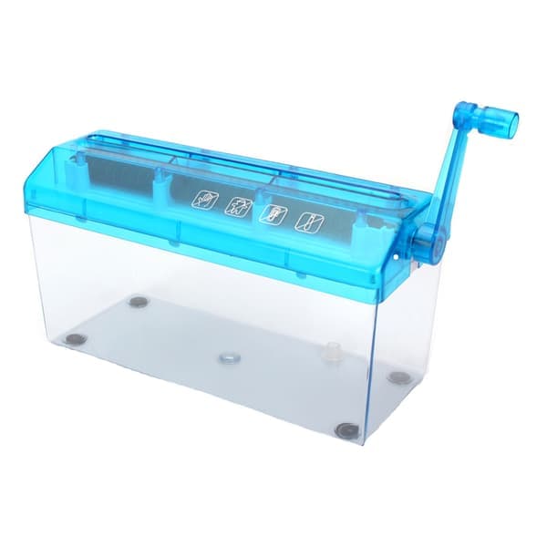 Handheld Shredder Paper Cutting Tool Blue
