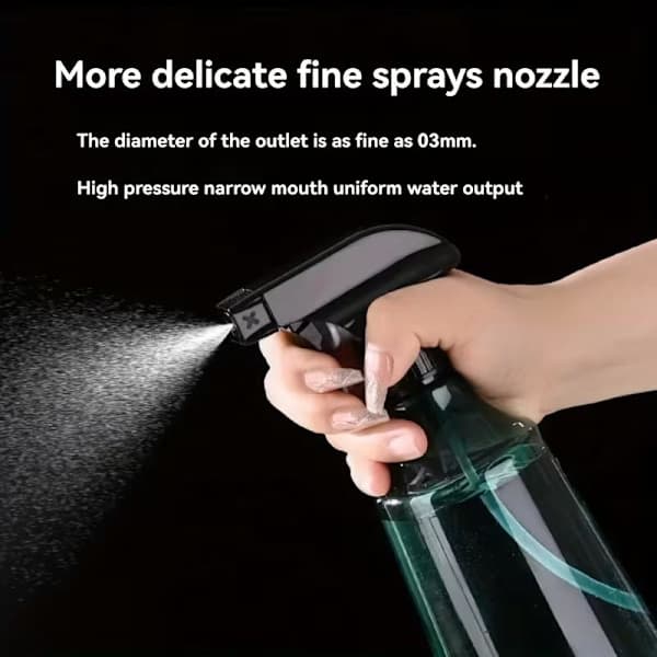 500 ml håndpresset sprayflaske vannkanne hagearbeid blomst Ir grå Grå Gray