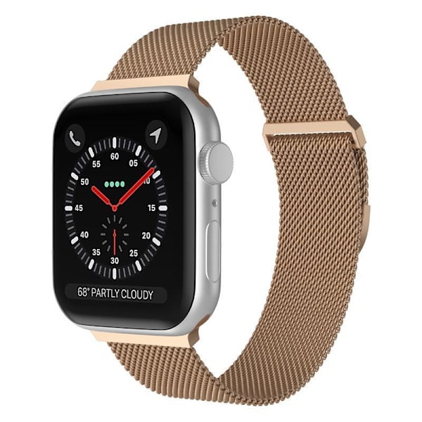 Apple Watch kompatibelt Armband Milanese Loop ROSÈGULD 38/40/41 mm Rosa guld
