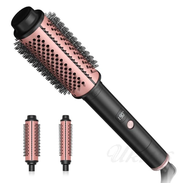 Wavytalk Hot Brush, Ionic Heated Round Brush for Voluminous Hairstyles, Ceramic Ionic Technology Reduces Hair Damage, Fast Heating