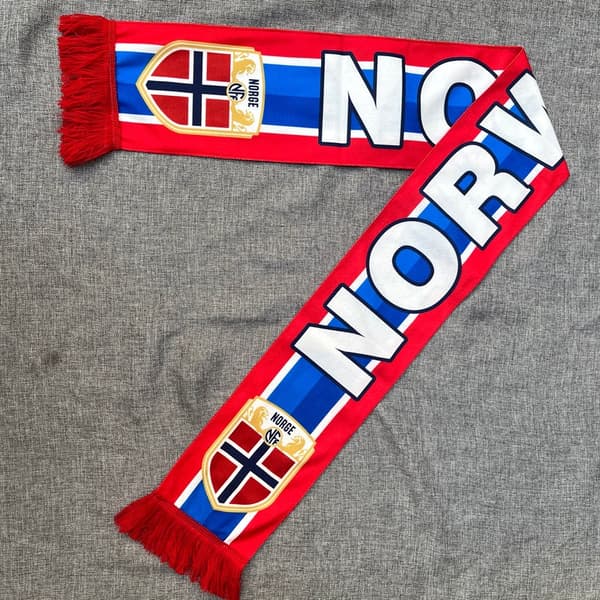 Norges herrelandslag supporter-skjerf til VM 2026, norsk supporter-skjerf