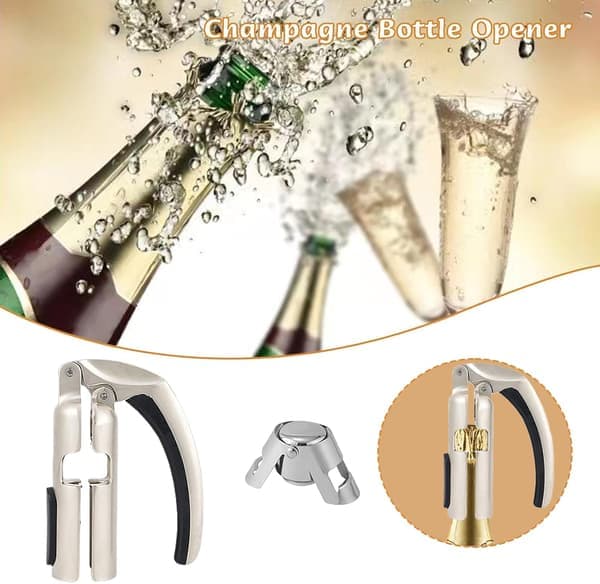 Vinåbner proptrækker åbner krukke proptrækkerfjerner champagne barværktøj