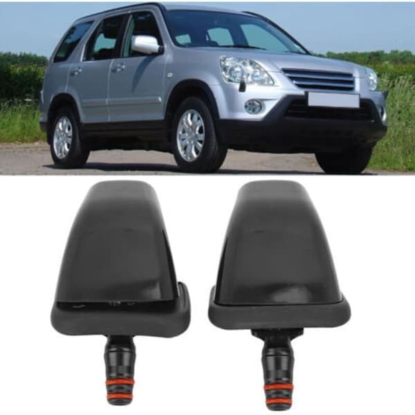 Left and Right Headlight Washer Nozzle, Headlight Washer suitable for HONDA CRV CR-V II 2 MK2 01-05