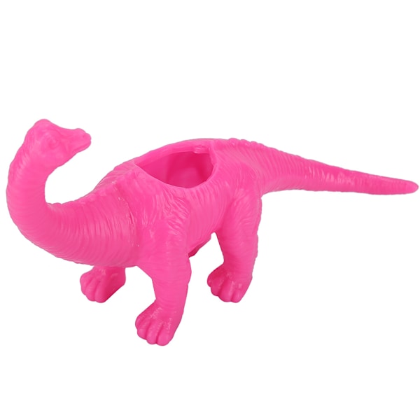 Dinosaurie Djur Blomkruka Kaktus Succulent Växtkruka Trädgårdsdekoration (Ros Röd)