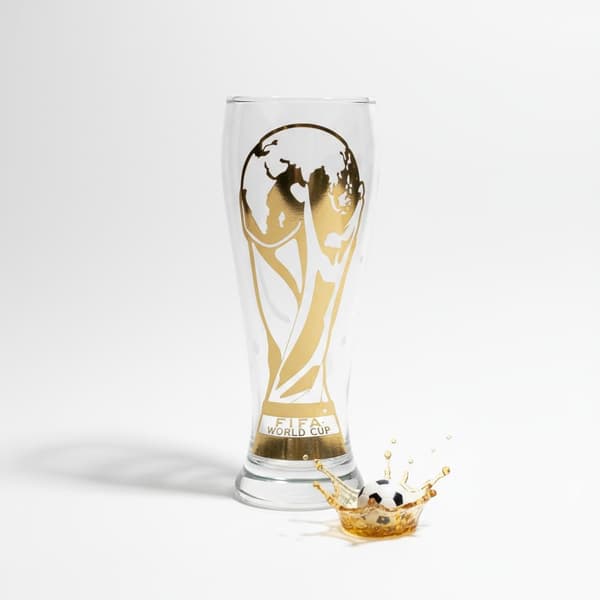 FIFA World Cup 2026 Edition-Trophy ølglas – Et historisk, enestående samlerobjekt – Holdbart og elegant, perfekt til hverdagsnydelse