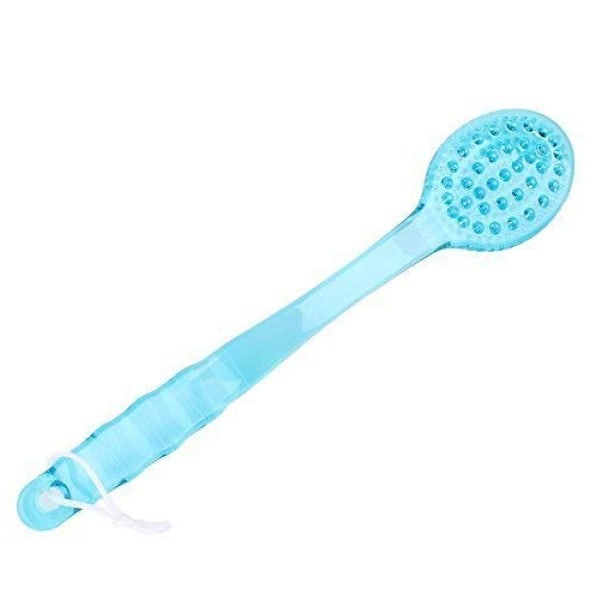 Ryggborste med mjuk päls och massagekroppsborste, duschborste med långt handtag, badborste för att ta bort död hud, celluliter, förbättrar lymf