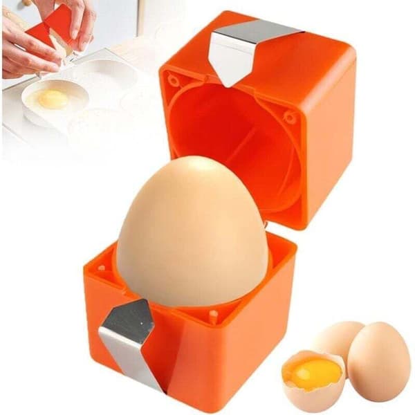 Eggshell opener, egg cracker tool 2025, eggshell opener for raw and hard-boiled eggs - Shell peeler, simple kitchen utensil (1 piece)