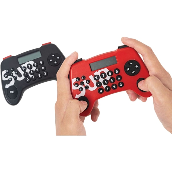 Skrivbordsräknare, Mini Game Handle Calculator, 8-siffrig display, Söt liten Gamepad-kalkylator i fickformat, Standardfunktionskalkylator för barn,
