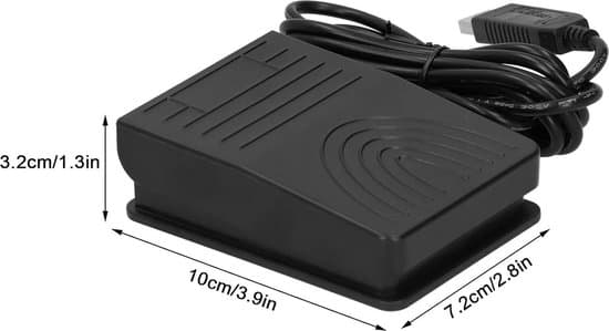 Professionel bærbar USB-fodpedal - computerfodkontakt lavet af ABS-materiale.