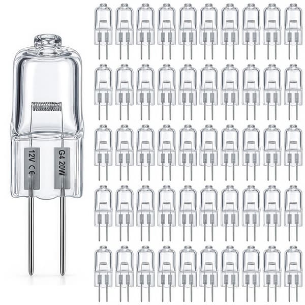 G4 Halogenlampor / Glödlampor - Varmvit - Halogen 20W (100-pack) 20W (100-Pack)