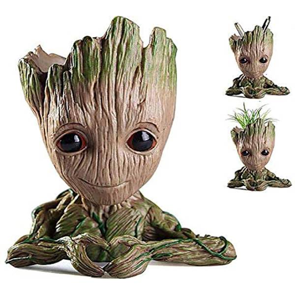 Groot Blomkruka, Treeman Hjärtformad Groot Suckulent Kruka Söta Gröna Växter Blomkruka