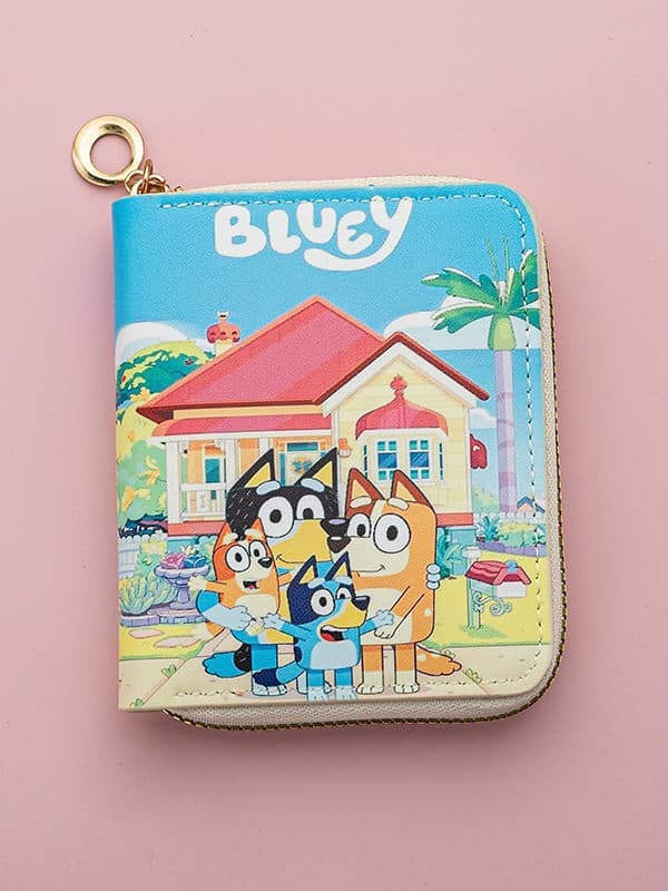 Bluey Tegnet Møntpung – Børn & Studenter Kortetui, Anime-stil
