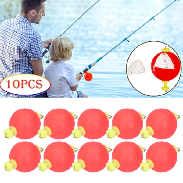 10 st EVA fiskeskumfjäderflöte Bobber MultiPurpose fiskmatbeten tillbehörssats (S)