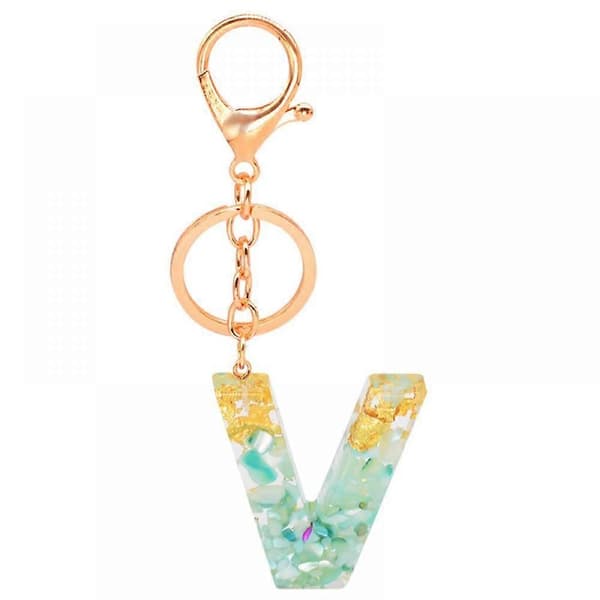 Dame Tassel Stor Bogstav Nøglering, Bogstav Nøglering Charm Nøglering, Taske Charm Tilbehør