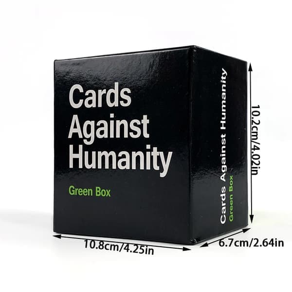 \"Anti-Human Cards\" brädspel, engelsk version, roligt vuxenunderhållningsspel.