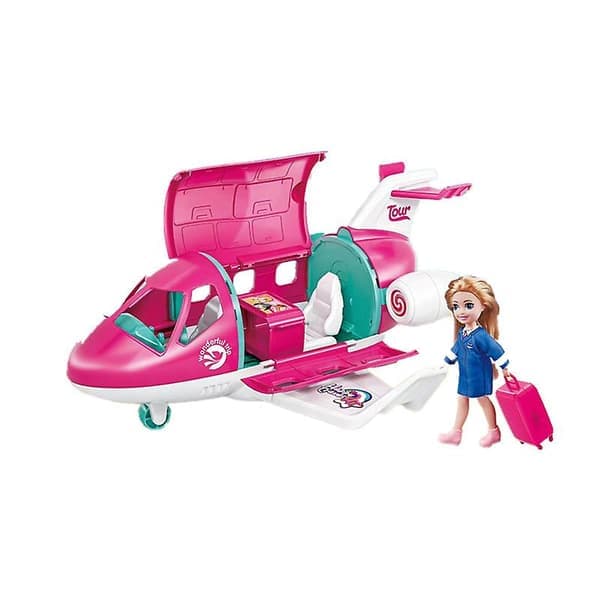 TWYGV Barbie Drømmefly Flylekesett