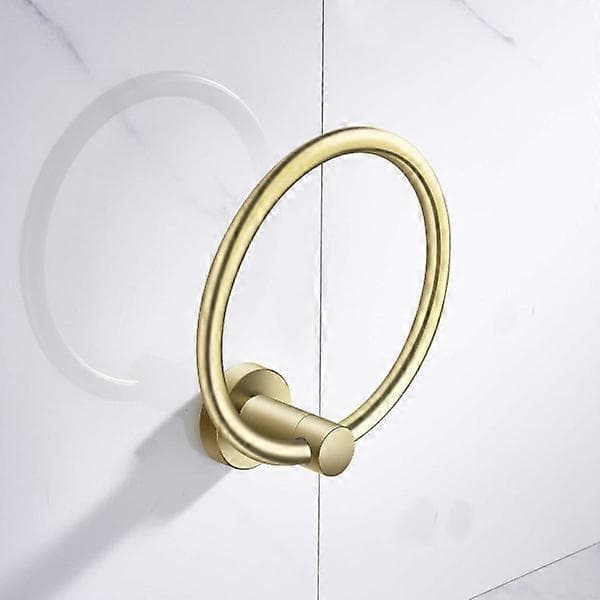 Gold Towel Holder Towel Ring Bathroom Towel Rack Wall Mounted