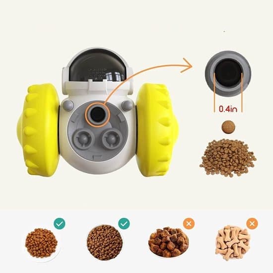 Hundelegetøj Snackdispenser – Foderlegetøj – Interaktivt legetøj til hunde og katte – Turkis