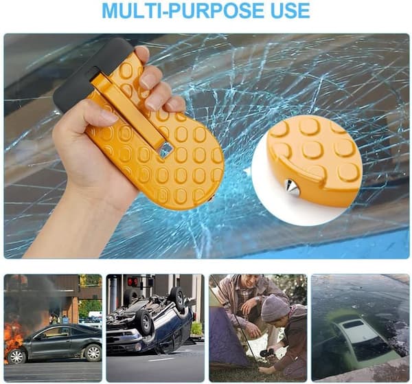 Bilsteg, multifunksjonelt sammenleggbart biltaksteg i aluminiumslegering, enkelt tilgang til biltaksteg, egnet for de fleste biler og lastebiler (grå)