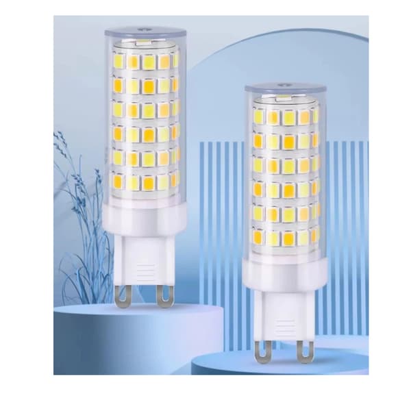 G9 LED Bulbs - Corn Shaped Ceramic Lamps - Mini Plug-in Bulbs - Standard 3W Model - Neutral Light - 10-Pack