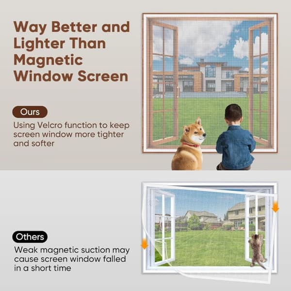 DIY Home Window Insect Screen Fly Screen Protector 80CMx120CM
