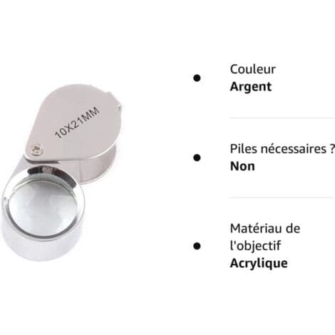 1 pc 10x 21 mm Watchmaker/Jeweler Loupe Magnification