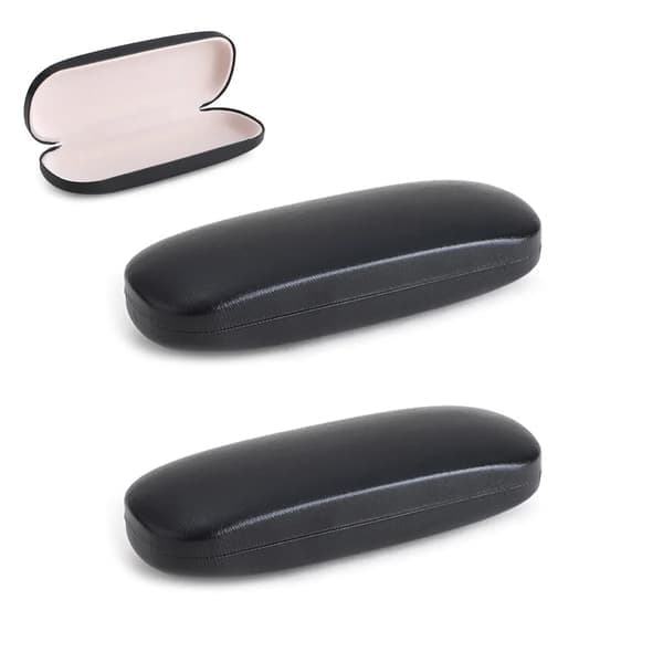 2x brilleetui hardt etui, hardt brilleetui for briller og lesebriller, egnet for kvinner, menn, barn