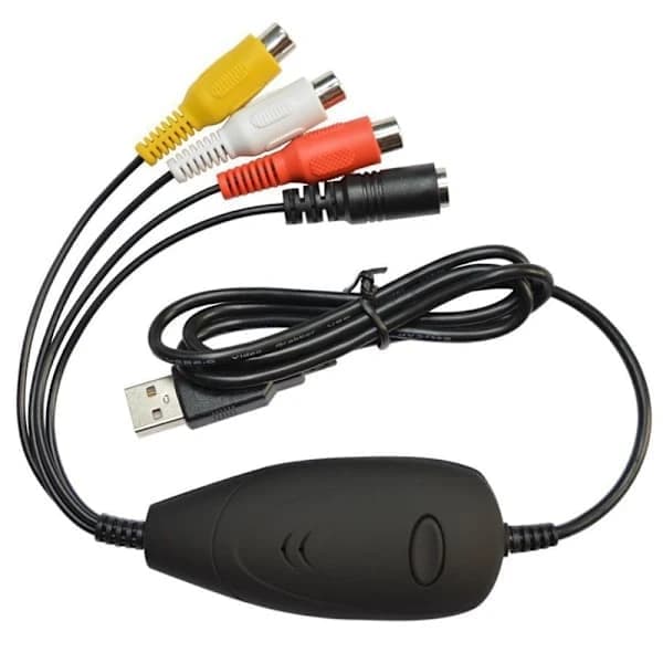 Video Grabber VHS Analog Digital Versjon 2022 | Windows 11 Ny Programvare | USB 2.0 Opptak VHS-konverterer | Konverter gamle videobånd til Mpeg