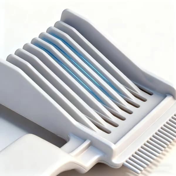 Hårklippekam, professionelt buet positioneringskam, gradient hårklippekam med ergonomisk design 2 stk.