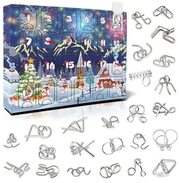 Metallpussel Adventskalender – Daglig Hjärngympa Fram Till