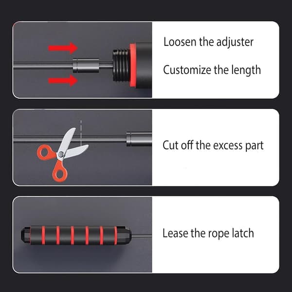 Adjustable Jump Rope Fast Jump Rope Training and Slimming Fitness Training Strength Training Jump Rope