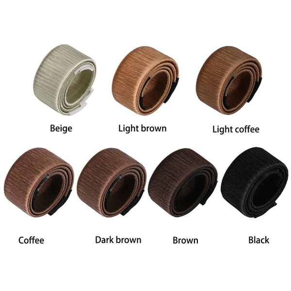 Hårknold Maker (7 stk.) - Hårdonut til fransk twist, wrap, snap disk hårstyling - DIY værktøj til kvinder og piger