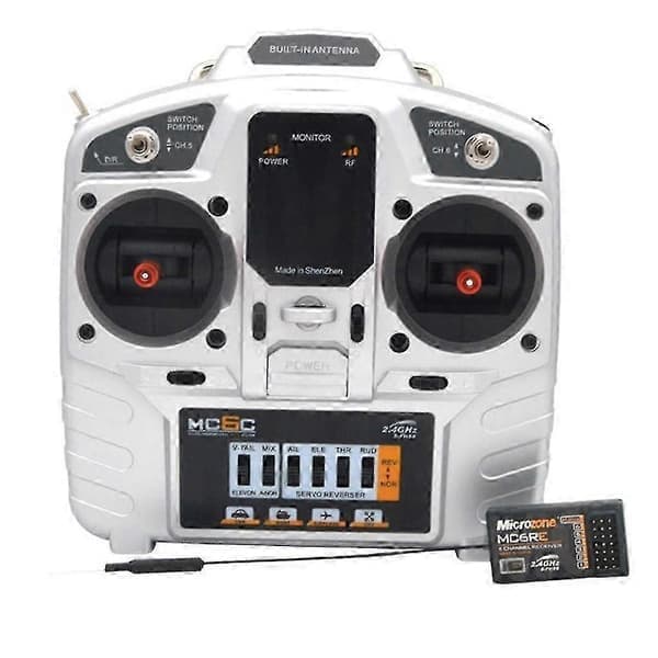 2,4 GHz Mc6re-mottaker 6-kanals Gyroskopmottaker Mc6c Fjernkontrollmottaker
