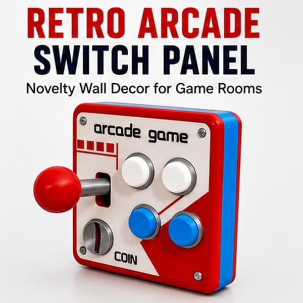 Retro Arcade Switch Panel, Fightstick Kit med Joystick