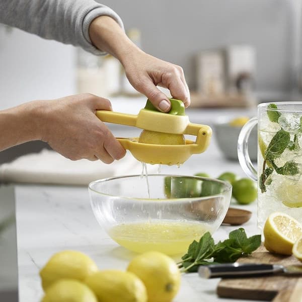 Dobbeltfunktionel citruspresser, citron-, lime- og appelsinjuice