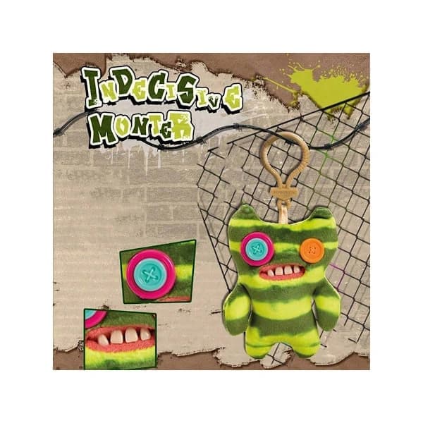 ZURU Fuggler Plush Keychain Doubtful Monster Funny Ugly Monster Plush Doll
