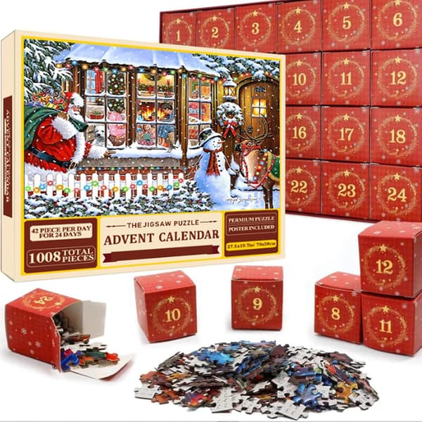 2025 Julekalenderpuslespill, Julepuslespillkalender, Beste julegave, Julepuslespill
