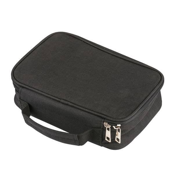 Travel-Friendly Organizer for Office Supplies, Double Layer Padded Case with Zipper for Easy Access to 72 Slots, Practical Design For
