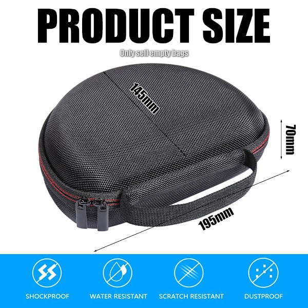 Hörlursfodral Bluetooth-hörlursfodral och mer hopfällbara hörlurar, hårt hörlursfodral