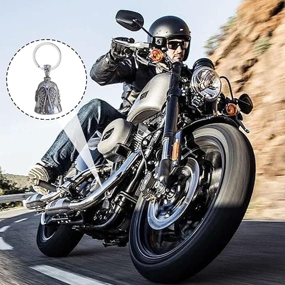 Skytsengel Motorcykelur - Lykkeur i rustfrit stål til motorcykler