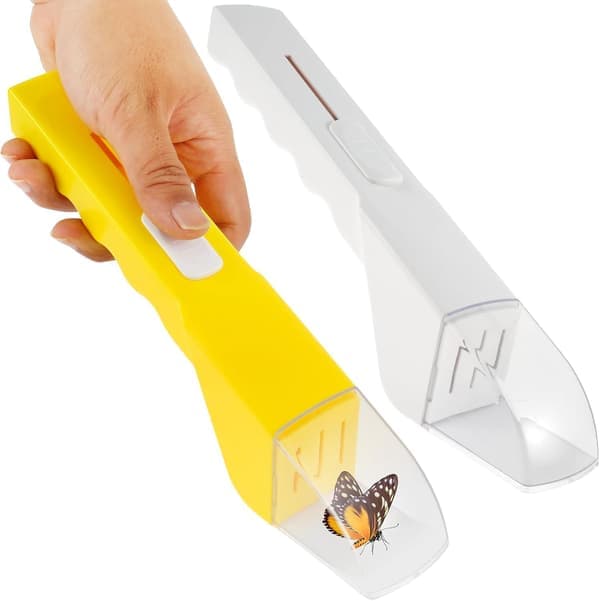 2-pack Insect Catcher for Kids Quick Release Insect Catching Tool Humane Insect Viewer with Transparent Window 27cm