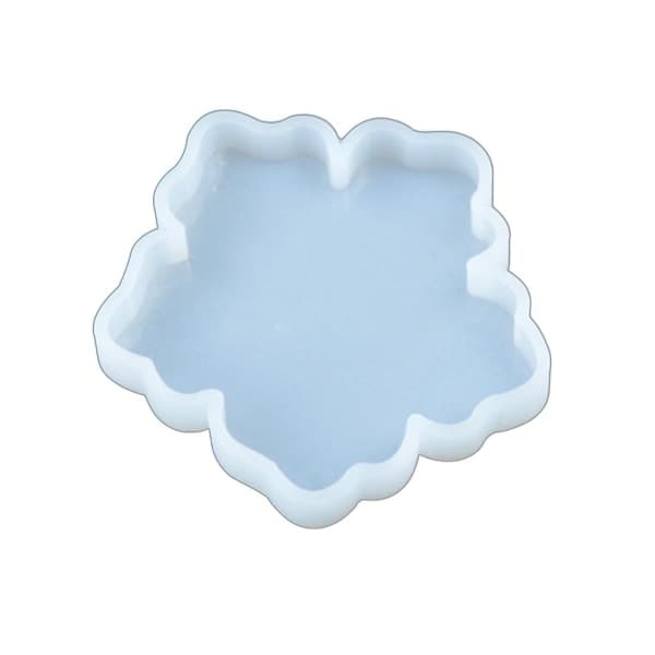 Krystall Epoxyharpiksform Blomsterunderlag Støpeform Håndlaget DIY Håndverk Silikonform Verktøy S S