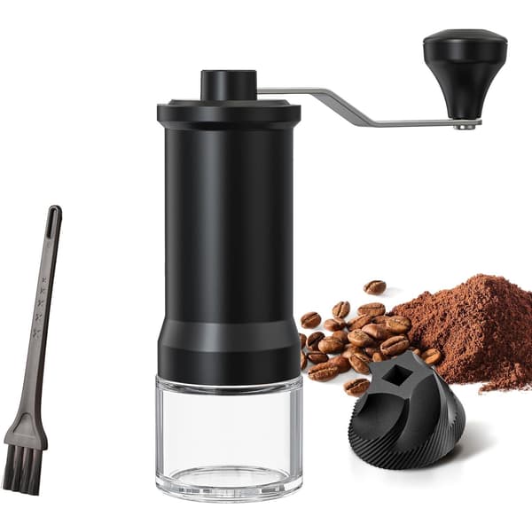 ® Manual Coffee Grinder, Manual Coffee Grinder with Modern High-Precision Ceramic Conical Burr, 30-Degree Adjustable Settings, for Aeropress, E